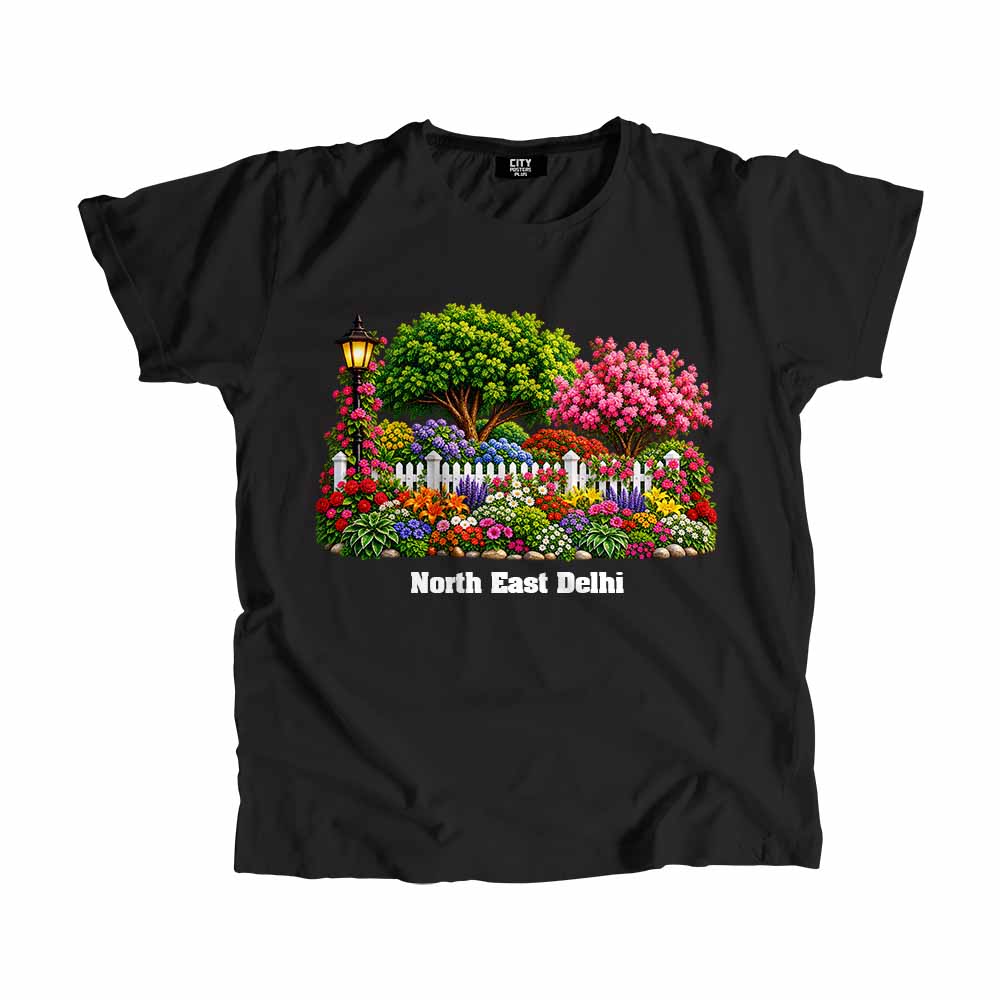 North East Delhi Home Town Landscape Men Women Unisex T-Shirts, Crop Tops, Hoodies & Sweatshirts